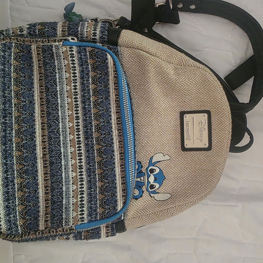 Disney Woven Stitch Minibackpack